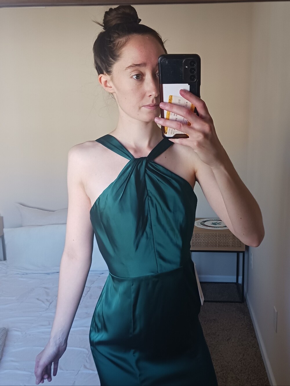 Azazie Emerald Green Dress - Picture 2 of 4